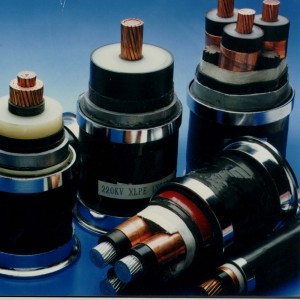 防水DC 300 mmシングルコアケーブル超高圧銅ケーブル220 KV