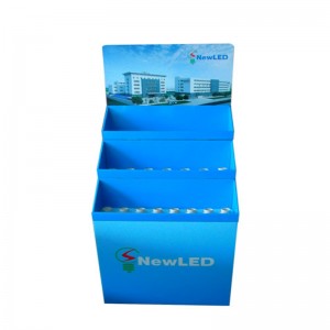 注文のペーパー材料は昇進のためのボール紙の陳列台、おもちゃのためのボール紙の表示をもてあそびます