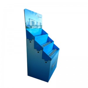 注文のペーパー材料は昇進のためのボール紙の陳列台、おもちゃのためのボール紙の表示をもてあそびます