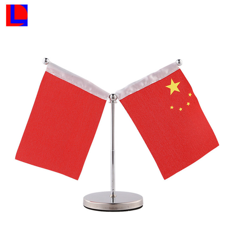 旗および基盤が付いている良質の安い中国アルミニウムテーブル旗竿
