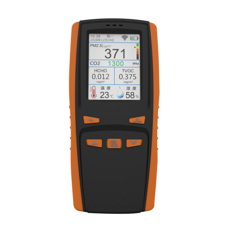 AirVisual Pro大気質モニター屋内と屋外の大気質を比較する[PM2.5、CO2、AQI、温度、湿度]リアルタイムの大気質と予測