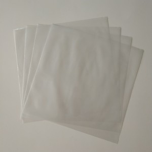 33RPMプレミアム保護フラットポリビニールレコードアウタースリーブカバー