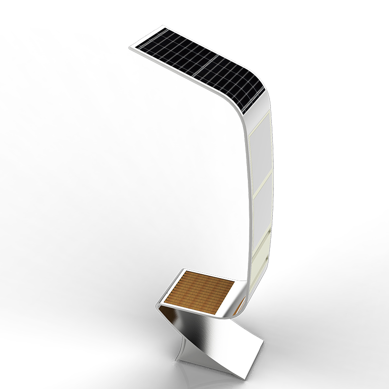 スマートベンチをつける広告装置の太陽LED