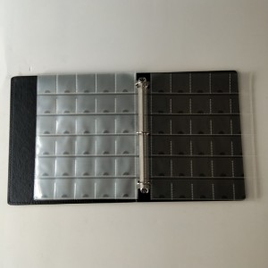 メモリアルコインD-Ringのためのコインコレクターストレージアルバムポートフォリオ