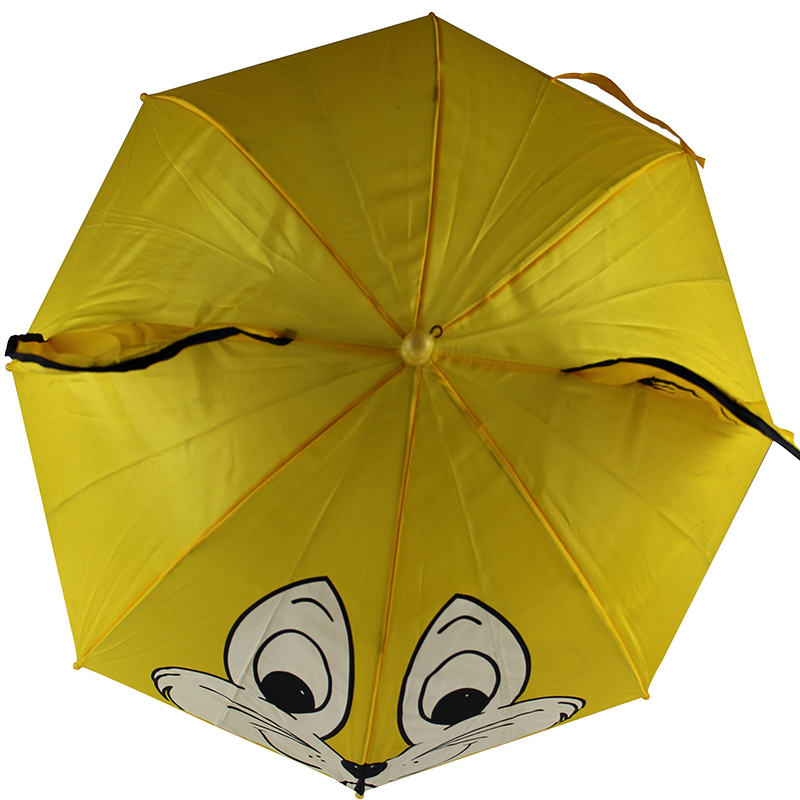 漫画のデザインの動物の形の傘自動オープンストレート19インチ子供のための傘