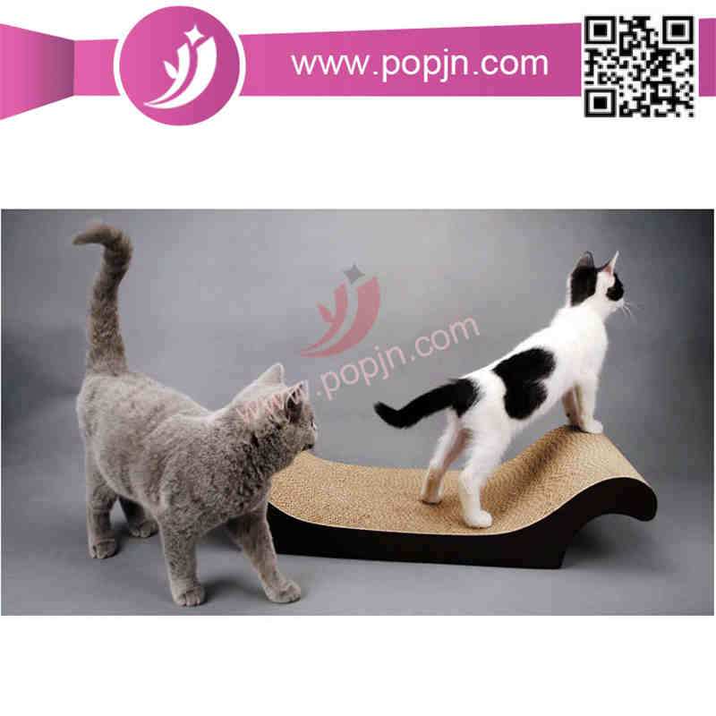 ペットのスクラッチャーを傷付ける環境に優しいペットおもちゃの段ボール紙の猫