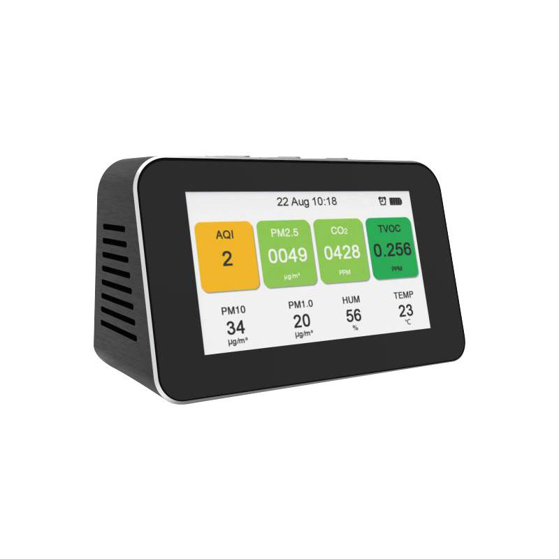 Dienmern 2019ポータブル空気質検出器CO2 PM2.5テスター屋内空気検出器PM1.0 PM10スマート空気質モニターHCHO