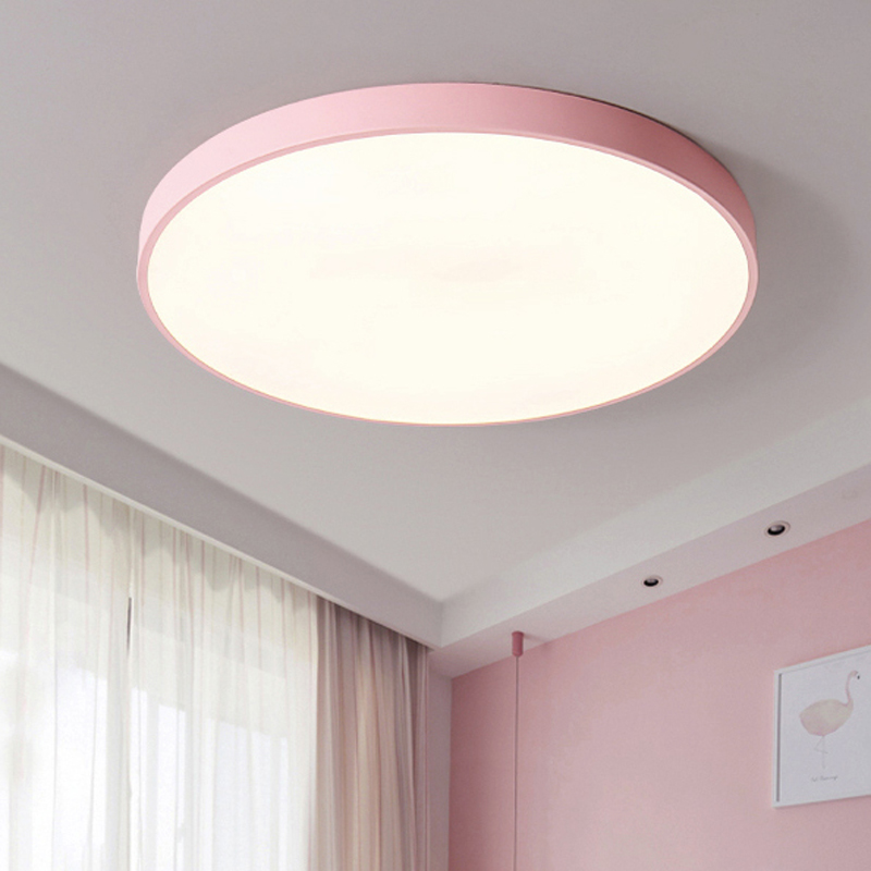 Led現代アクリル合金ラウンド5センチ超薄型ledランプ。ledライト。シーリングライト。ledシーリングライト。シーリングランプ用ホワイエ寝室