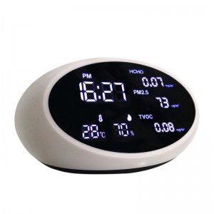 Dienmern PM2.5エアディテクタPM 10大気質モニタガスアナライザPM 1.0検出器付きTVOC AQI HCHO屋外用