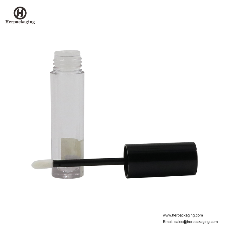 色の化粧品のためのHCL301明確なプラスチック空の唇の光沢のある管は唇の光沢のアプリケーターを群がらせました