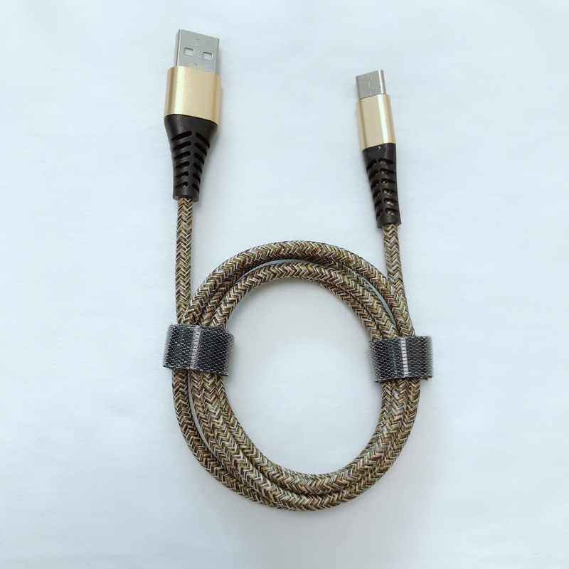 良い価格新しい編組フレックス曲げ急速充電ラウンドアルミハウジングUSBデータケーブル、マイクロUSB、タイプC、iPhone電光充電と同期