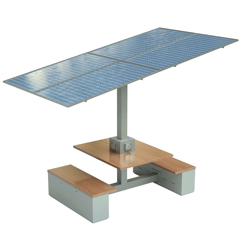 ソーラー充電テーブルキャンパスワークステーション持続可能なエネルギー生産性
