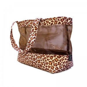 高品質のカスタマイズされたロゴナイロンメッシュトートバッグ