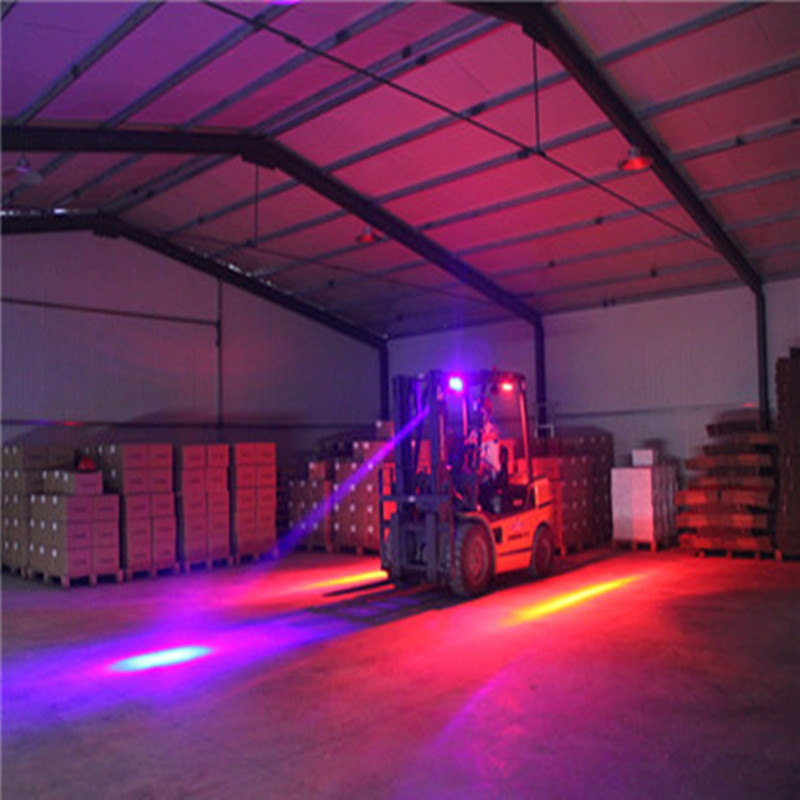 歩行者の安全のための倉庫安全LEDフォークリフトレッドゾーンライト