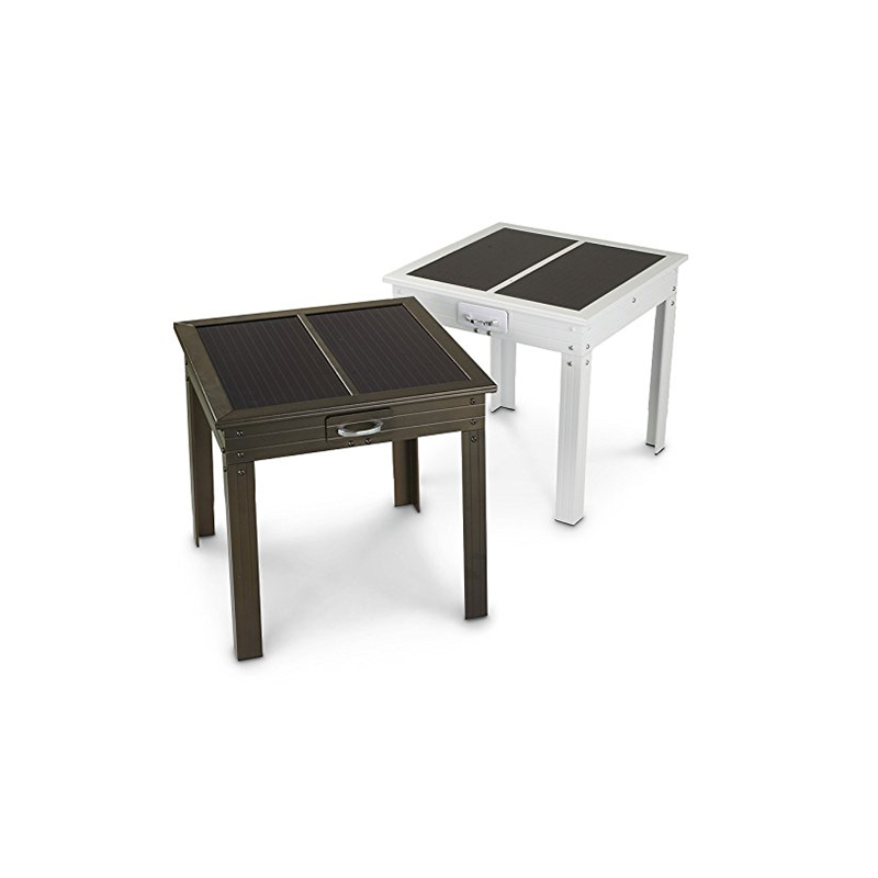 太陽電池パネルが付いている太陽テーブルの携帯電話充満テーブルの屋外のテーブル
