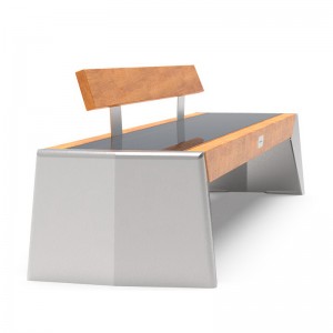 スマートシティストリート家具太陽光発電パネル再生可能グリーンエネルギー