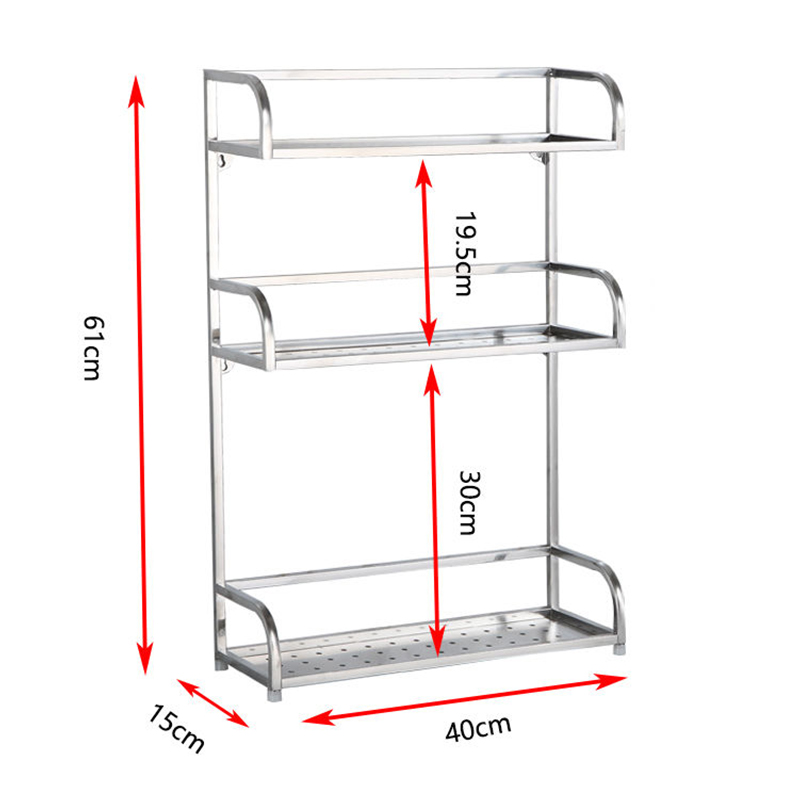 ステンレス鋼スパイスラック、ナイフホルダー、収納ラック