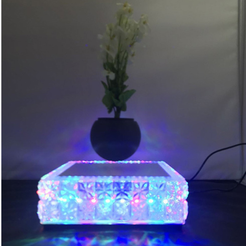 Ledライトクリスタル磁気浮遊浮遊空気盆栽池プランターPA-0717