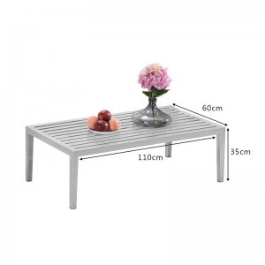 3人用ラタン屋外セクショナルソファーセット