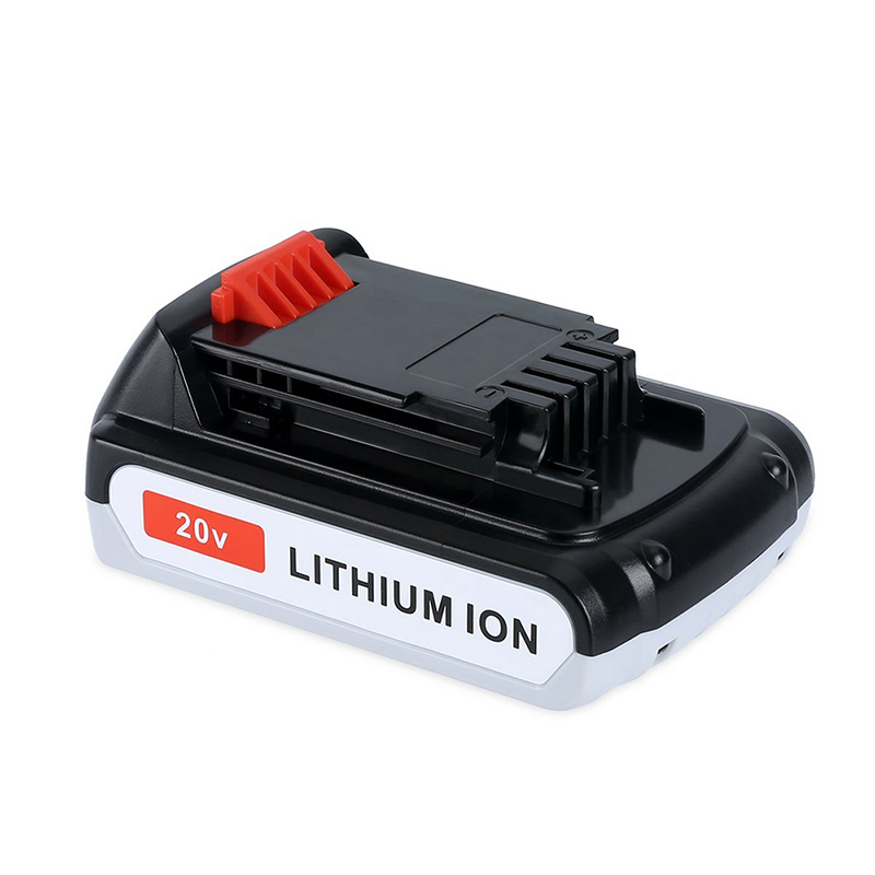リチウムイオン1500mAh 20V交換用コードレスツール電池（ブラック＆デッカー用LB20、LBX20、LBX4020、LB2X4020）