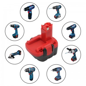 Bosch BAT043のBAT045動力工具のためのNi-Cd 12V 1500mAhの充電電池のパック