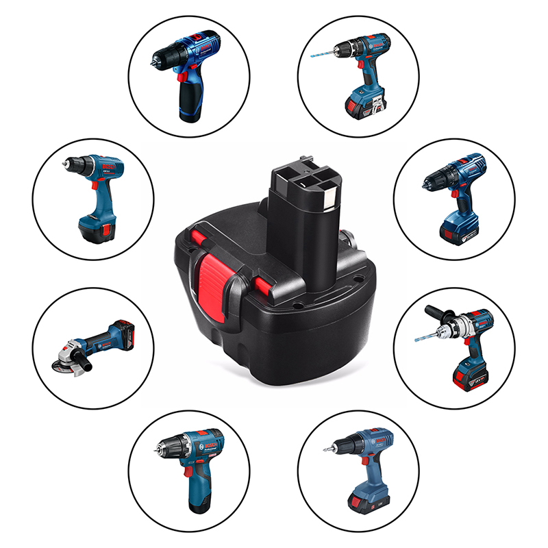 Bosch BAT043、BAT045 Ni-Mh 12V 2000mAh再置換バッテリーパック電動工具