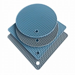 ファッショナブルなパット耐久性のあるシリコーンドリンクコースターラバードリンクマット