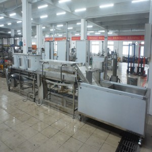 パッションフルーツの洗浄および乾燥生産ライン