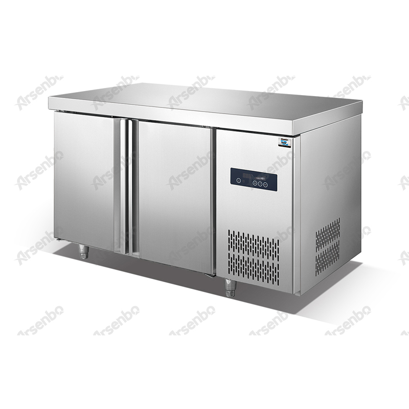 高級デザイン台下冷凍庫ワークテーブル高品質業務用厨房機器