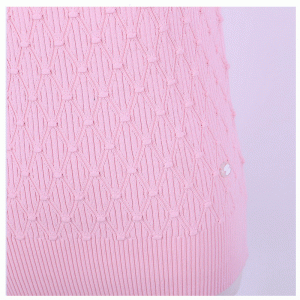 2018ダイヤモンドグリッド夏半袖ニットプルオーバーセーター女性