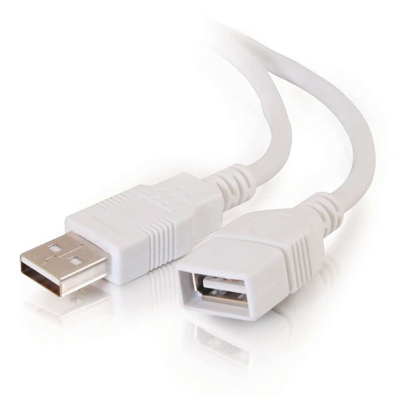 USB 2.0オス - メス延長ケーブル