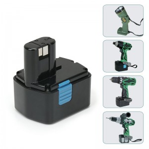 Hitach EB14S、EB14B、EB14H用Ni-Cd 1700mAh 14.4V充電式バッテリー