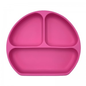 ホット製品ノンスリップ吸盤シリコンベビープレートベビーテーブルプレースマット