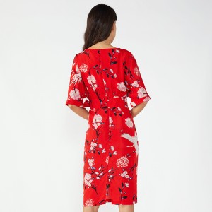 最新のパターンの女性カスタムワンピースの女性の夏のニットワンピース