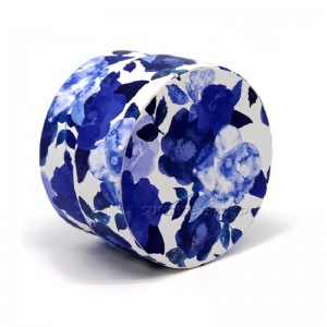 カスタマイズされたロゴ手作り高級ラウンドキャンドルギフト包装ボックス