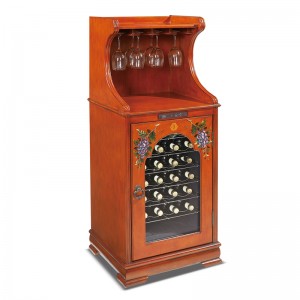 古代様式の純木のワインクーラーの独特な流行のワインセラー5-22℃