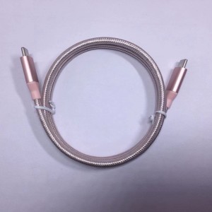 ナイロンブライドデータケーブルType-C to Type-C