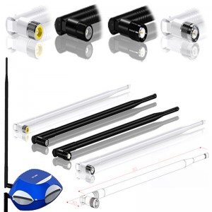 9dBi利得395mm 2.4GHz WIFIアンテナ屋内全方向指向性外部アンテナ