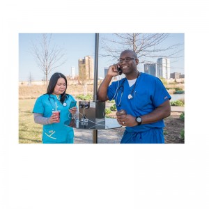 ファッションデザインコミュニティパークソーラー屋外携帯電話充電ステーション