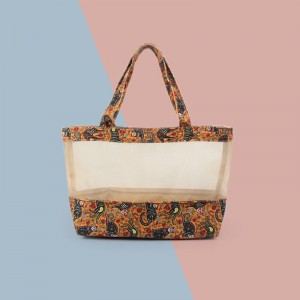 工場価格のナイロン網の化粧品袋