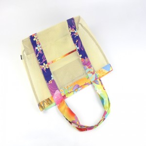 WholesaleプロモーションカスタムPVCメッシュショッパーバッグ