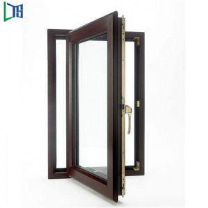 健全な証拠が付いている住宅のための仏山の二重艶出しのアルミニウムフランスの開き窓