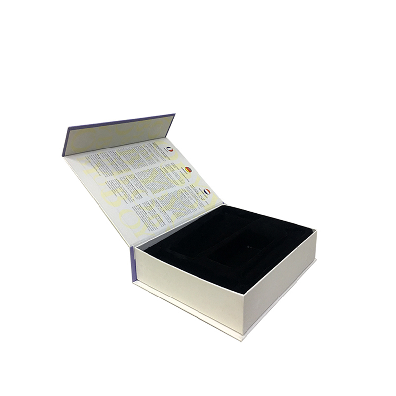 注文の本の形のアートペーパーの磁気閉鎖のペーパーギフト用の箱