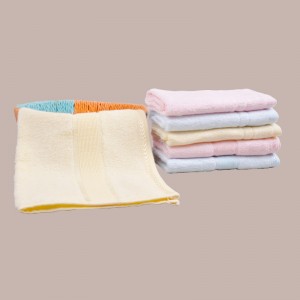 竹ソリッドサテンホームファニシングタオルセット