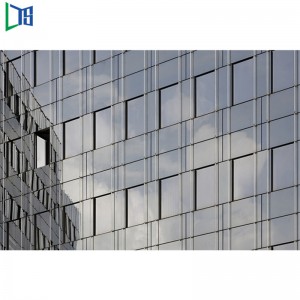 商業用等級のための絶縁の二重ガラスの半目に見えるフレームのアルミニウムカーテン・ウォール