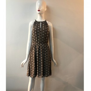 ホワイトポットネックドレスJLWD0006