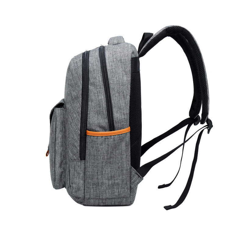 HD0823--Aliexpressの熱い販売の灰色の防水キャンバスバックパック旅行バックパック
