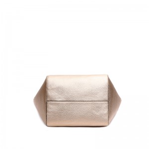 HD0827--金属光沢のあるパーソナライズされたカスタマイズされた両面PUレザートート