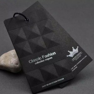 クリエイティブファッション衣料品ラベルhangtagカスタムメイド9