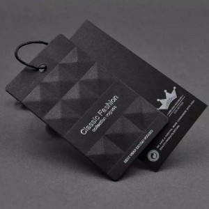 クリエイティブファッション衣料品ラベルhangtagカスタムメイド9